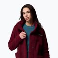 Giacca in pile da donna Columbia Panorama Long rich wine 6