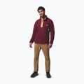 Pile da uomo Columbia Helvetia II Half Snap Fleece rich wine 2