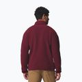 Pile da uomo Columbia Helvetia II Half Snap Fleece rich wine 3