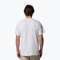 Maglietta da uomo Columbia CSC Seasonal Graphic white/heavenly stacked gem 3