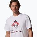 Maglietta da uomo Columbia CSC Seasonal Graphic white/heavenly stacked gem 5