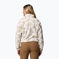 Felpa in pile da donna Columbia Helvetia II Printed Cropped Half Snap seasalt/sprayflower 3