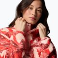 Felpa in pile da donna Columbia Helvetia II Printed Cropped Half Snap poppy red/sunscape 5