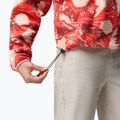 Felpa in pile da donna Columbia Helvetia II Printed Cropped Half Snap poppy red/sunscape 6