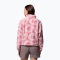 Felpa in pile da donna Columbia Helvetia II Printed Cropped Half Snap rosette/sprayflower 3