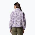 Felpa in pile da donna Columbia Helvetia II Printed Cropped Half Snap stormwatch/sprayflower 3