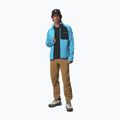 Felpa da trekking da uomo Columbia Triple Canyon Grid Fleece Full Zip II compass blue heather/black 2
