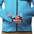 Felpa da trekking da uomo Columbia Triple Canyon Grid Fleece Full Zip II compass blue heather/black 9