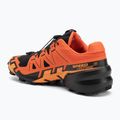 Scarpe da corsa Salomon Speedcross 6 da uomo, rosse/nere/turchese 3
