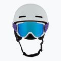 Casco da sci per bambini Salomon Player Combo ice flow/ice flow + Maschera da sci XV Jr mid blue 2