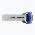 Maschera da sci per bambini Salomon Radium white/mi mid blue 3