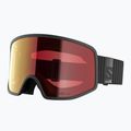 Maschera da sci Salomon Sentry Pro OTG Sigma Photo S1-S3 black/sigma photo poppy red