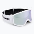 Maschera da sci Salomon Aksium 2.0 S white/ml super white