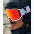 Maschera da sci Salomon S/View 3 white/ml mid red 6