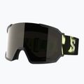 Maschera da sci Salomon S/View 3 black yellow/ml black
