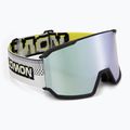 Maschera da sci Salomon S/View 3 black pixels/ml super white
