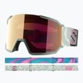 Maschera da sci Salomon S/View 3 iceberg green/ml ruby 5