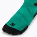 Calzini Salomon Aero Crew dynasty green/waterfall 4