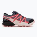 Scarpe da corsa per bambini Salomon Speedcross Waterproof grisaille/hushed violet/rouge red 2
