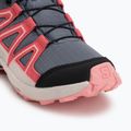 Scarpe da corsa per bambini Salomon Speedcross Waterproof grisaille/hushed violet/rouge red 7