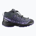 Salomon XA Pro V8 MID WP scarpe da trekking per bambini turbolenza / nero / liberty 8