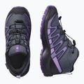 Salomon XA Pro V8 MID WP scarpe da trekking per bambini turbolenza / nero / liberty 12
