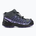 Salomon XA Pro V8 MID WP scarpe da trekking per bambini turbolenza / nero / liberty 2