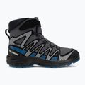 Scarpe da trekking per bambini Salomon XA Pro V8 Winter Waterproof turbolenza / nero / blu scuro 2