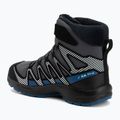 Scarpe da trekking per bambini Salomon XA Pro V8 Winter Waterproof turbolenza / nero / blu scuro 3