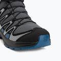 Scarpe da trekking per bambini Salomon XA Pro V8 Winter Waterproof turbolenza / nero / blu scuro 7