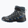 Scarpe da trekking per bambini Salomon XA Pro V8 Winter Waterproof turbolenza / nero / blu scuro 2