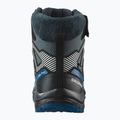 Scarpe da trekking per bambini Salomon XA Pro V8 Winter Waterproof turbolenza / nero / blu scuro 3