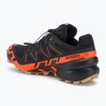 Scarpe da corsa da uomo Salomon Speedcross 6 GTX nero/arancione shock/pepe bianco 3