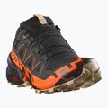 Scarpe da corsa da uomo Salomon Speedcross 6 GTX nero/arancione shock/pepe bianco 8