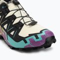 Scarpe da corsa da uomo Salomon Speedcross 6 GTX giallo trasparente/nero/cascata 7