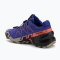 Scarpe da corsa da donna Salomon Speedcross 6 liberty/nero/fiamma neon 3