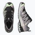 Scarpe da corsa da donna Salomon XA PRO 3D V9 GTX nero/verde patina/viola grigio 12