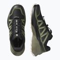 Scarpe da corsa da uomo Salomon Speedcross Peak nero/foresta nera/giorno piovoso 6