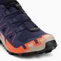 Scarpe da corsa da uomo Salomon Speedcross 6 GTX maritime blue/black/cherry tomato 7