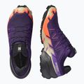 Scarpe da corsa da uomo Salomon Speedcross 6 GTX maritime blue/black/cherry tomato 6