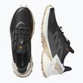 Scarpe da corsa da uomo Salomon Supercross 4 nero / vanilla ice / white pepper 6