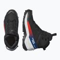 Scarpe da trekking uomo Salomon Crosstrak Powder WP Equipe black/black 3