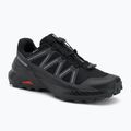 Scarpe da corsa da uomo Salomon Speedcross Peak GTX nero/nero/asfalto