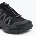 Scarpe da corsa da uomo Salomon Speedcross Peak GTX nero/nero/asfalto 7
