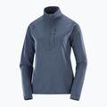 Felpa da trekking donna Salomon Essential Lightwarm Half Zip blue night 5