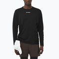 Maglia a maniche lunghe da corsa uomo Salomon Sense Aero GFX nero profondo