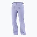 Pantaloni da sci da donna Salomon Edge blue granite 8