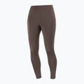 Leggings da corsa da donna Salomon SHAKEout Core 28" coffee bean 3
