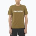 T-shirt da uomo Salomon Logo brilliant olive