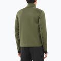 Felpa Salomon Outline Warm Fleece Full Zip Uomo foglia d'uva 2